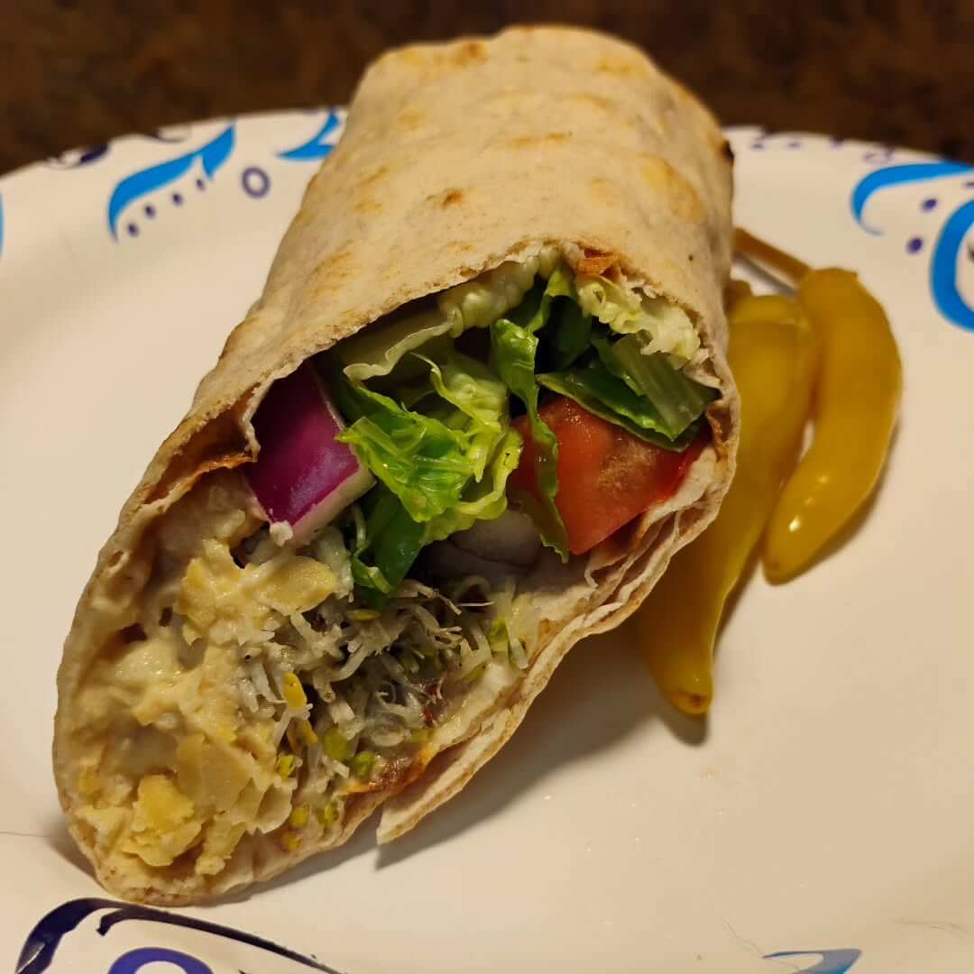 Chickpea Salad Wrap