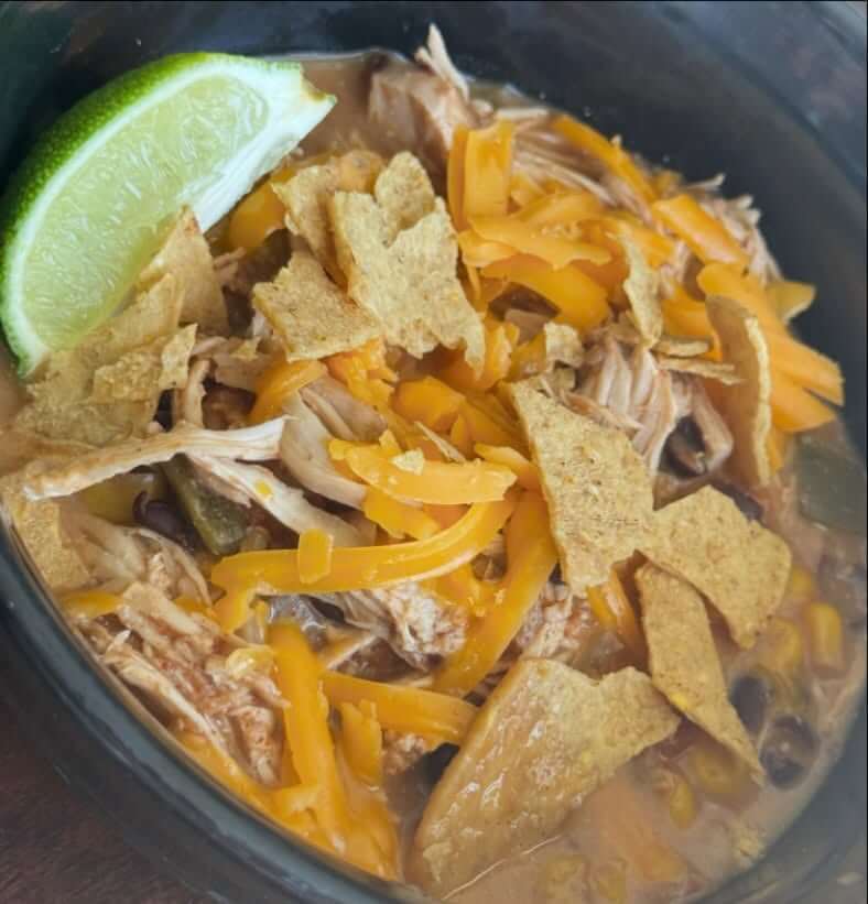Slow Cooker Chicken Tortilla Soup