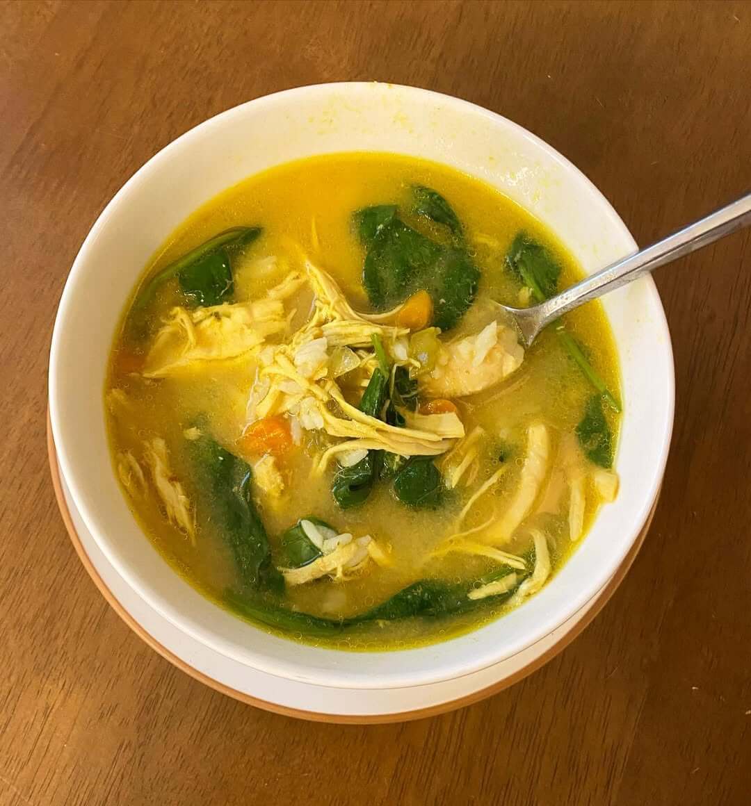 Lemon and Turmeric Chicken Soup