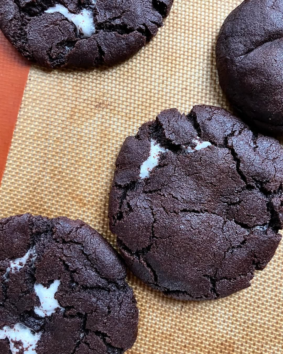 Add marshmallows near the end of baking to keep them visible