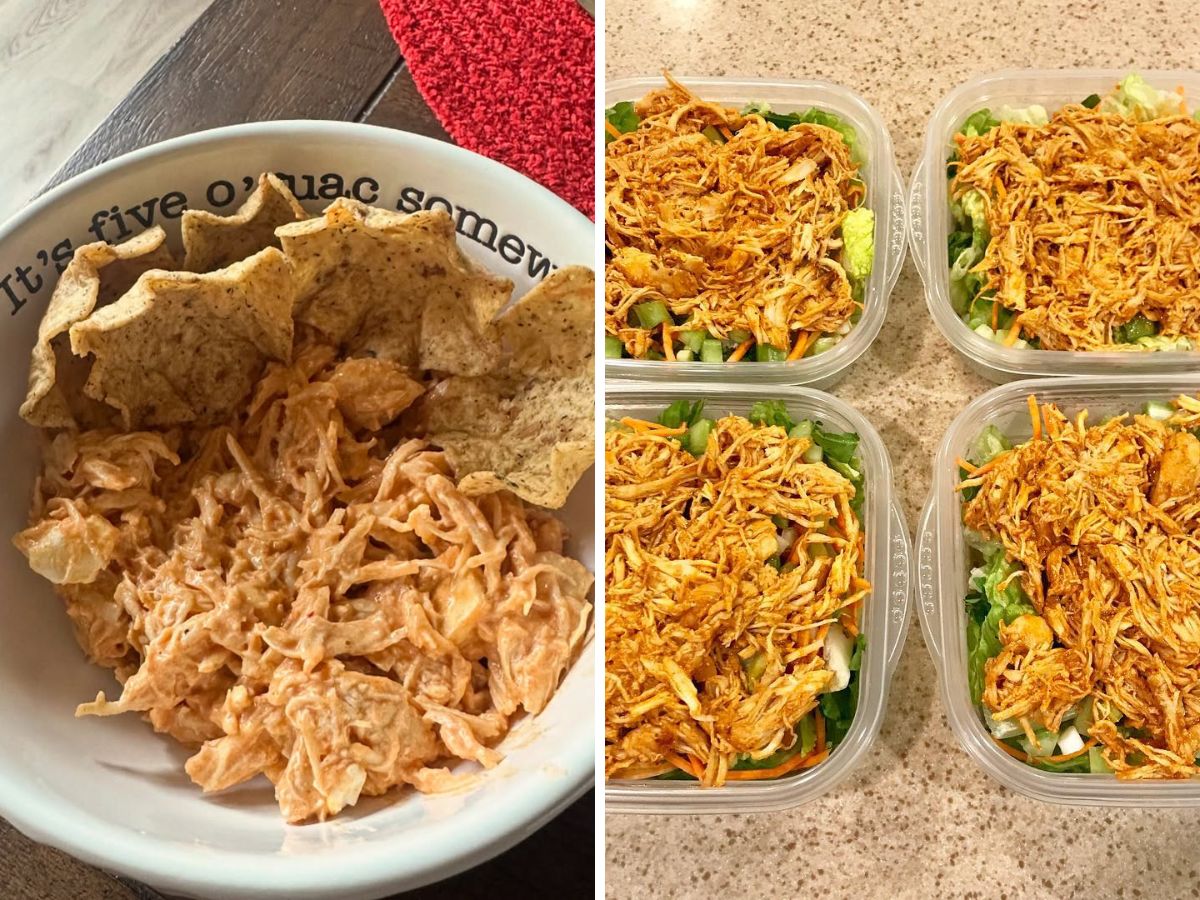 Crockpot Buffalo Chicken Dip