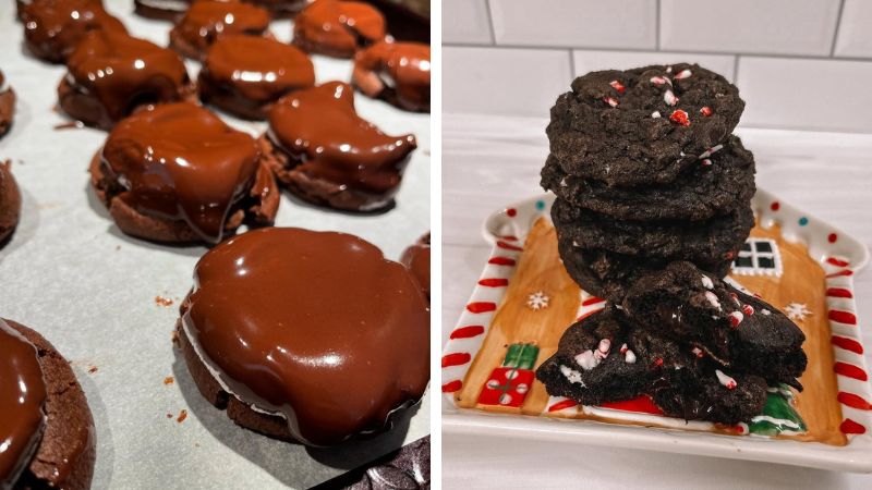 Hot chocolate cookies