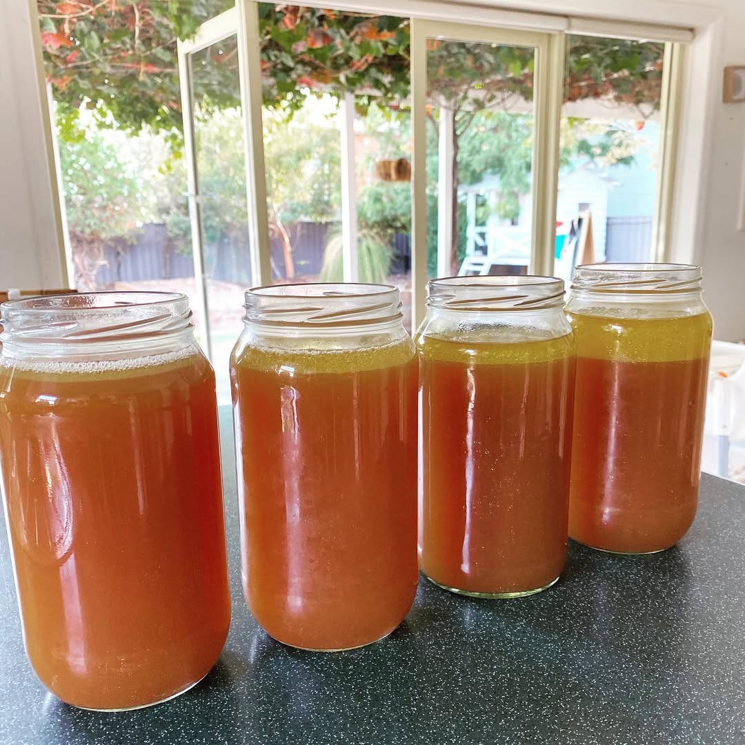 Bone broth is delicious as well as nourishing