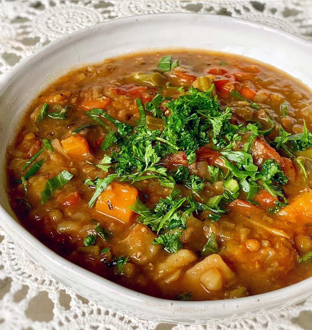 One-Pot Lentil and Veggie Soup