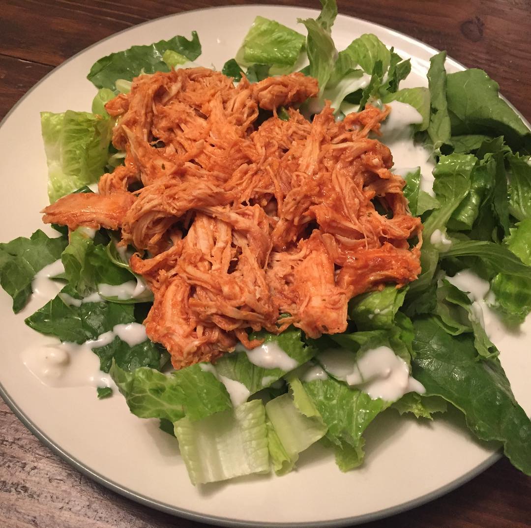 Spicy Buffalo chicken dip