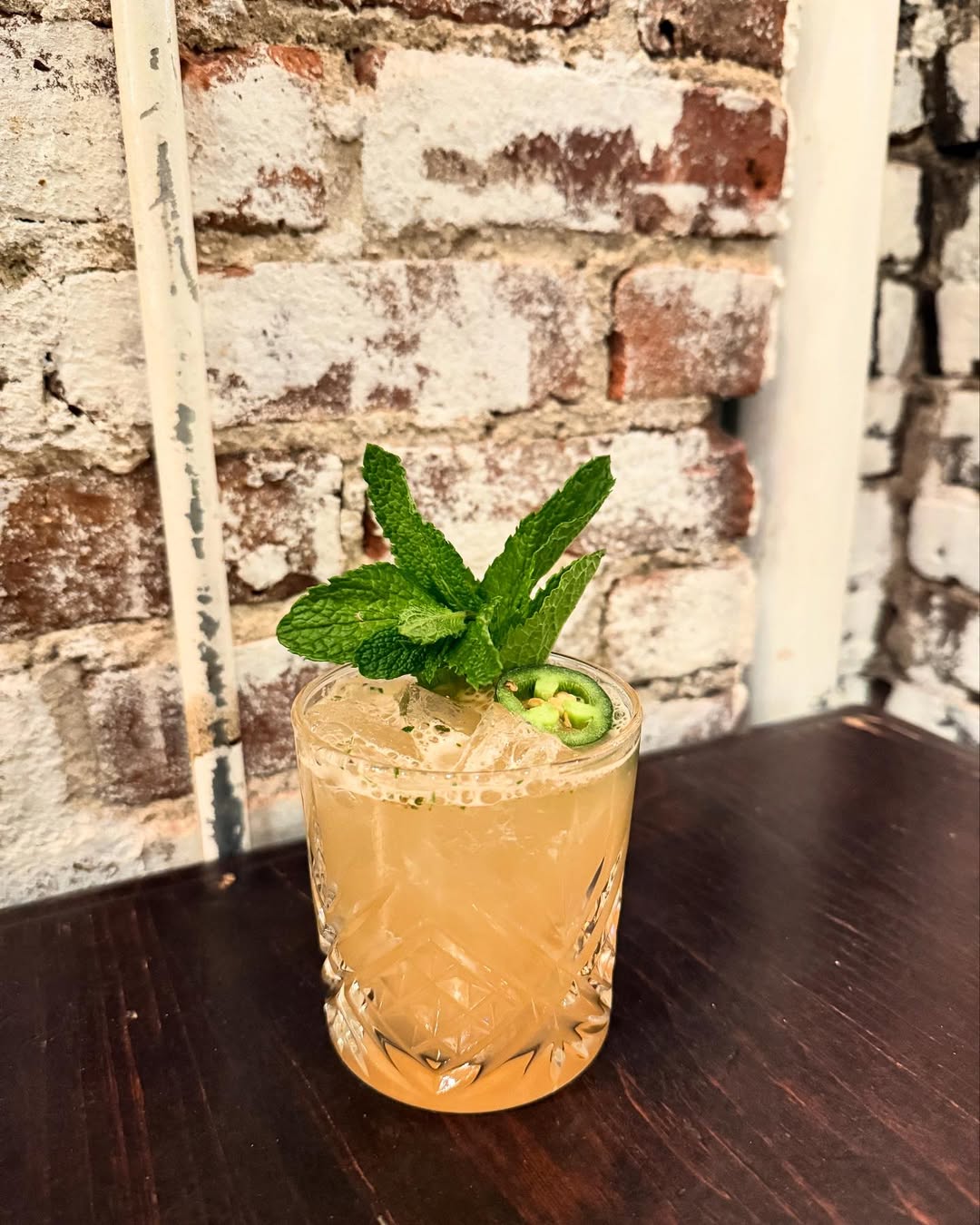 The Pamela - Tequila, mint, jalapeño, grapefruit, lime juice, & agave