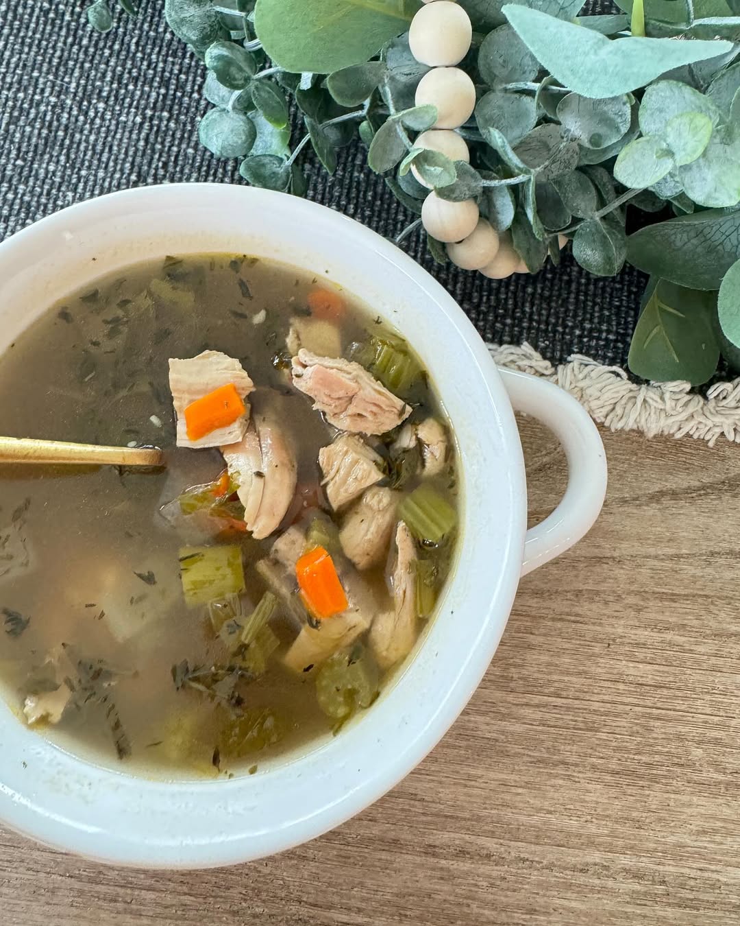 When starting your day drink bone broth instead of coffee