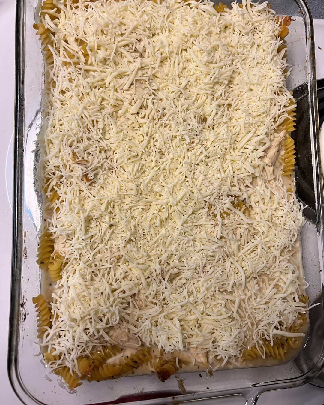 Dump and bake chicken Alfredo Casserole