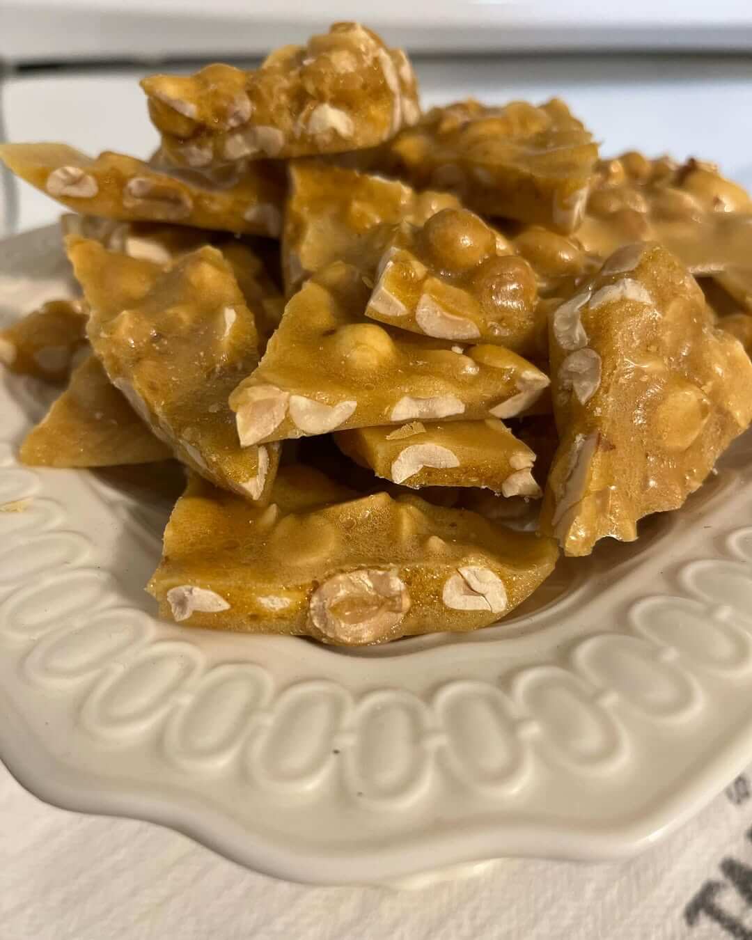 Peanut brittle