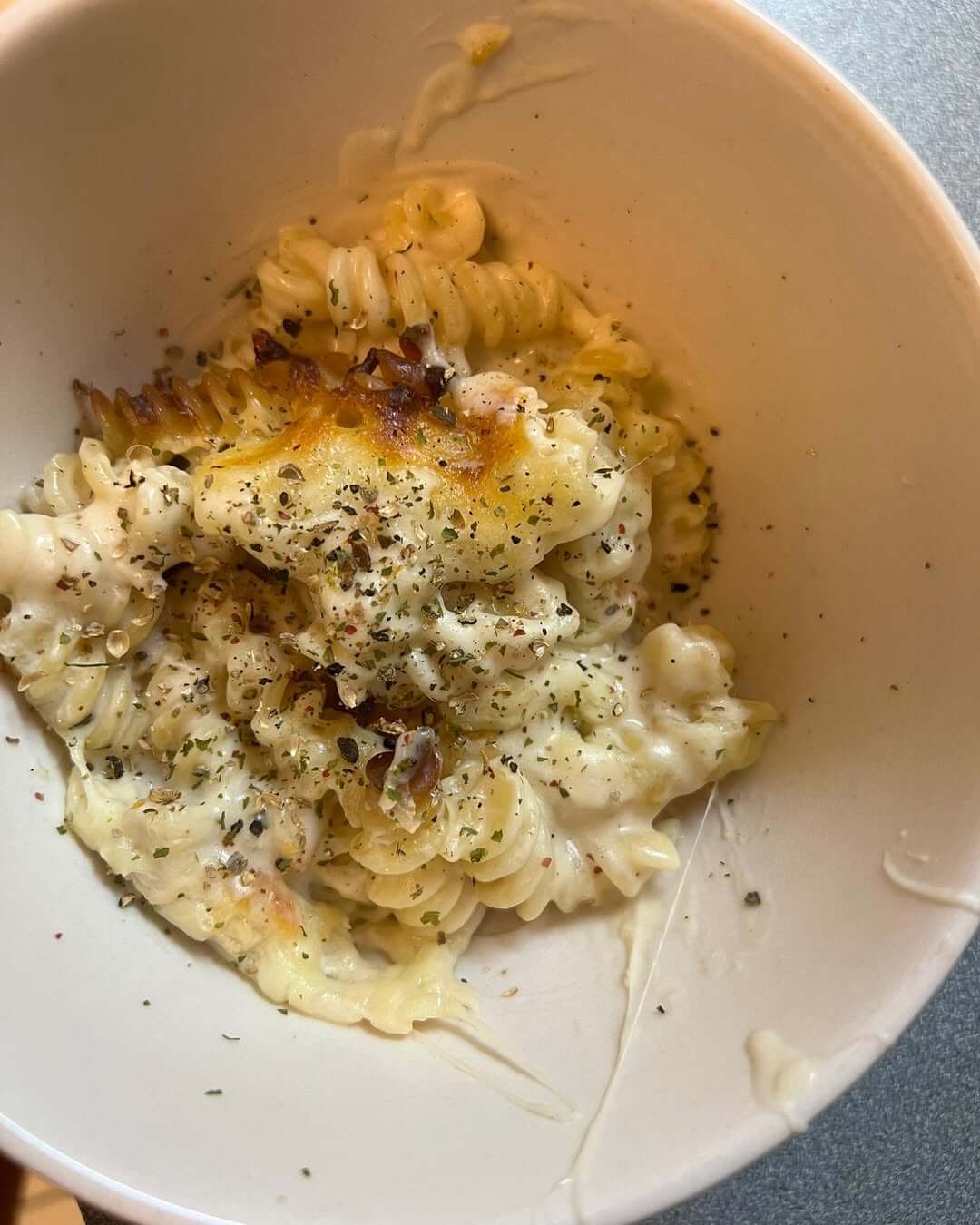 Dump and bake chicken Alfredo