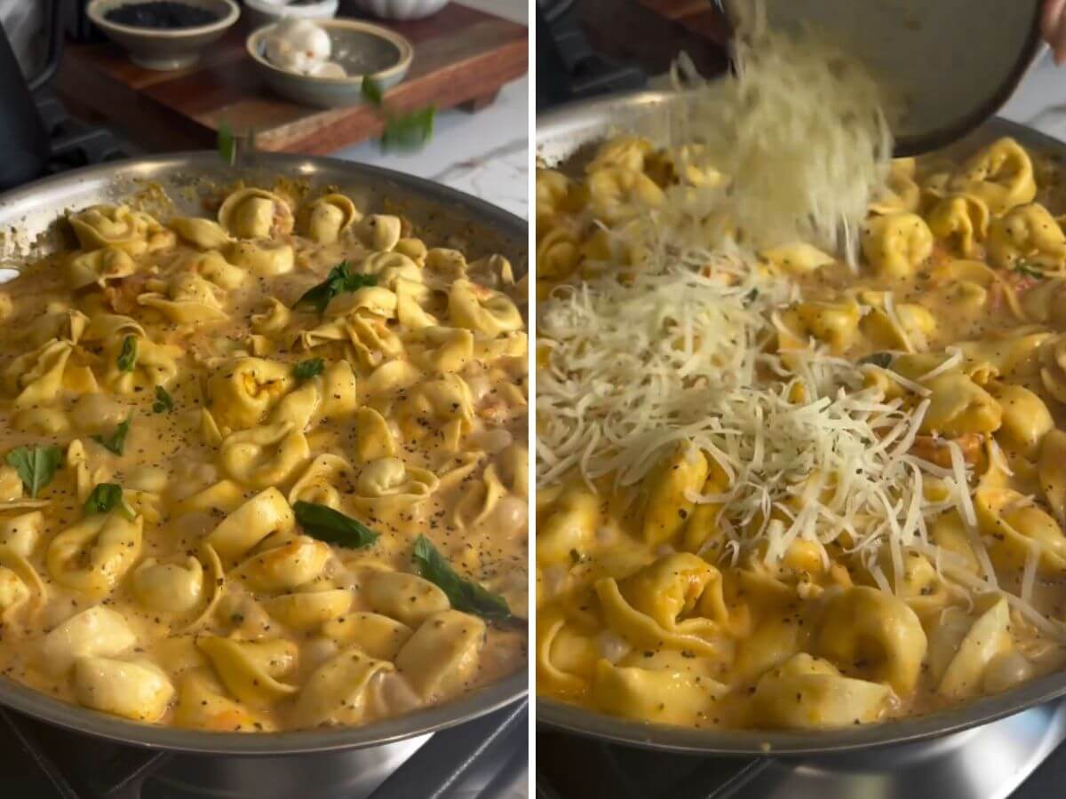 One pot creamy tomato pasta recipe