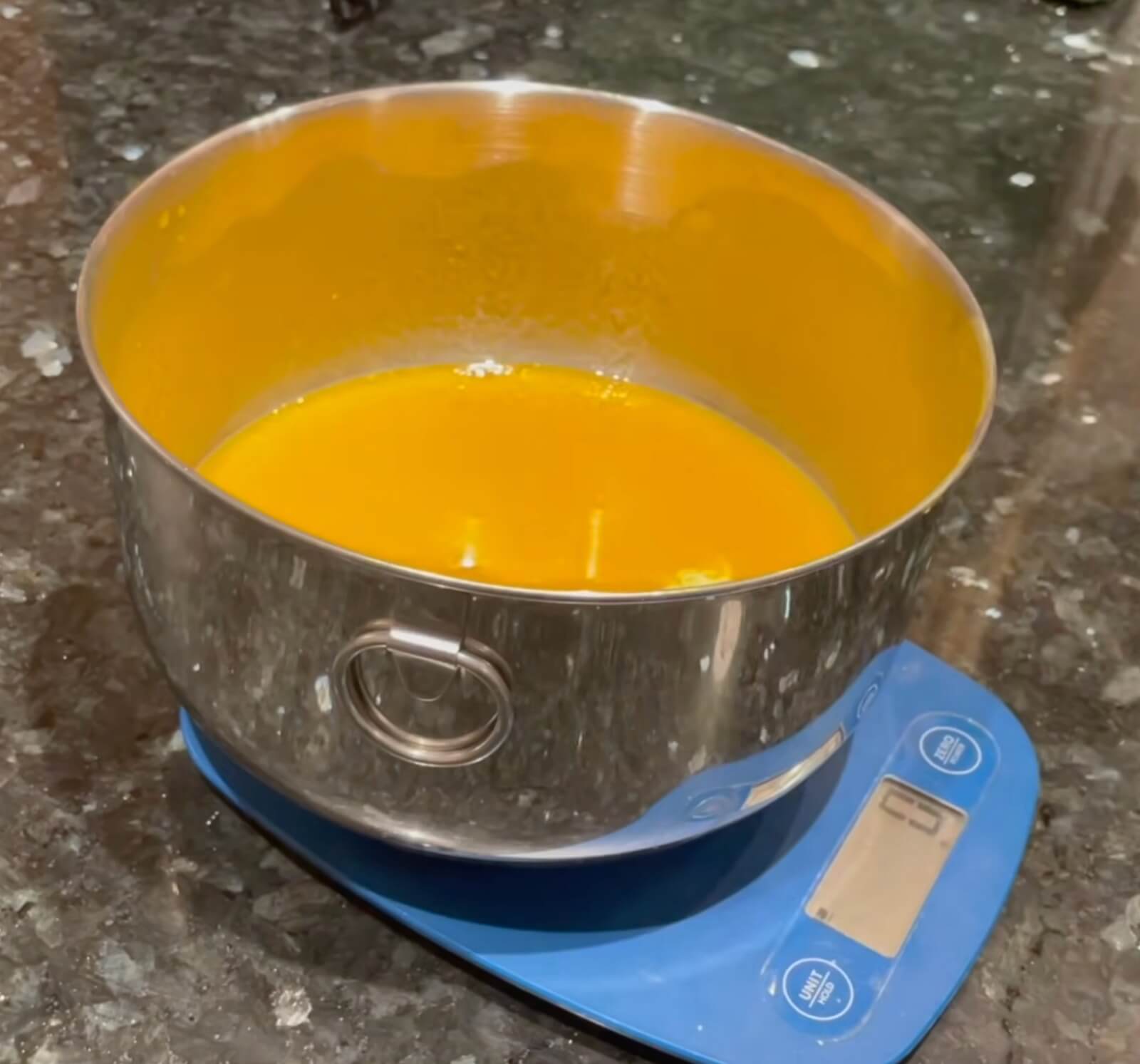 Pumpkin mixture in bowl