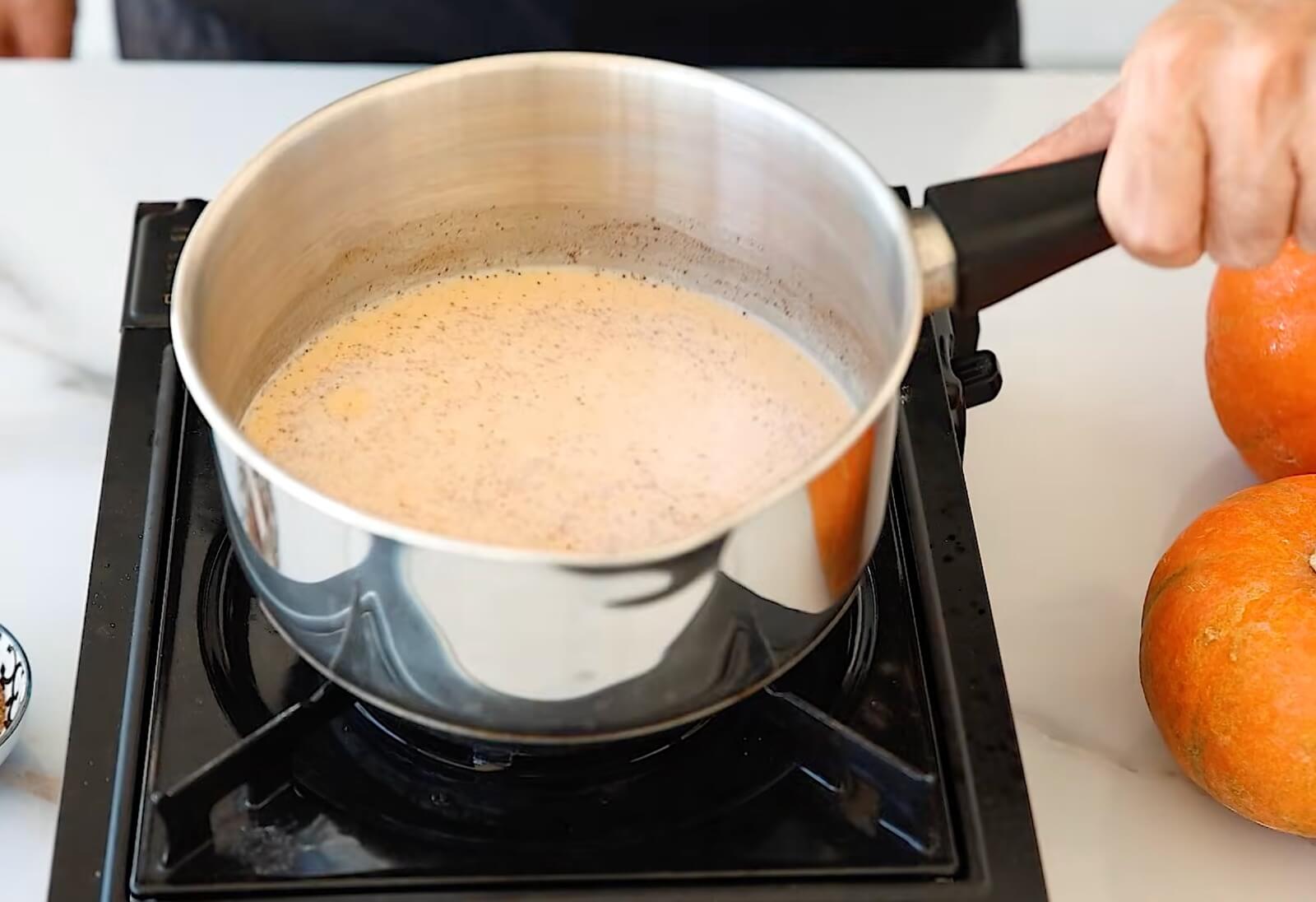 Warm the Pumpkin Milk