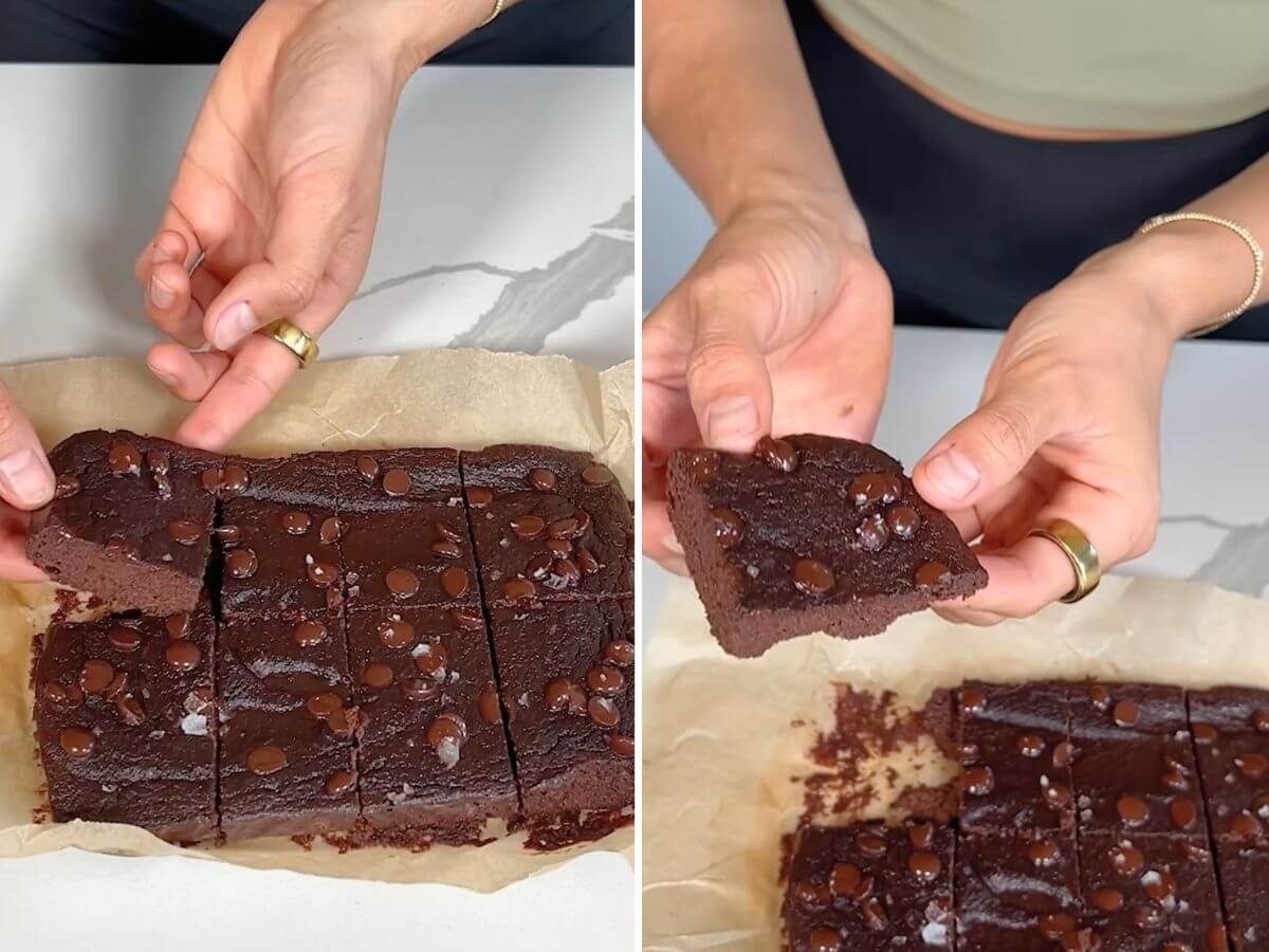 chocolate apple brownies